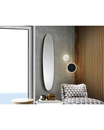 ARIES-ESPEJO OVAL136X36 NEGRO
